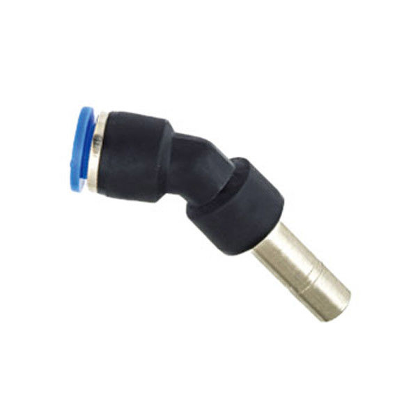 PLHJ 45 Degree Elbow Male Push Connect Air Fittings , Push In Air Line