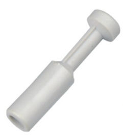 PP Plastic Black dan Grey Color pipe stopper, tabung steker berdiameter hingga 12 mm