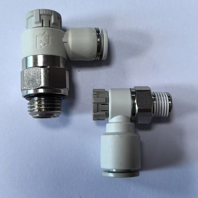 Fitting tabung pneumatik push-to-connect dalam warna hitam G1/2 Port Size untuk koneksi tahan lama dan tahan kebocoran dalam sistem pneumatik