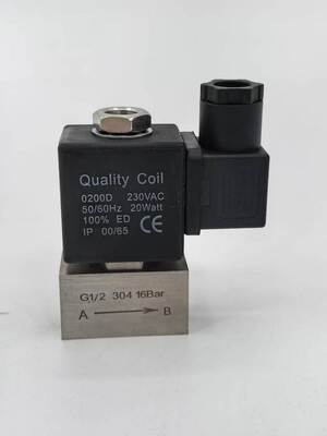 Pneumatic Control Solenoid Valve Menghemat Energi 20W Manufaktur Otomotif, Frekuensi Tinggi