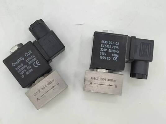 Klep Solenoid Industri 230VAC 50/60Hz Mesin Pengemasan Akurat andal